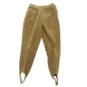 Vintage Westport LTD Woman corduroy Stirrup High Waisted pants size 14